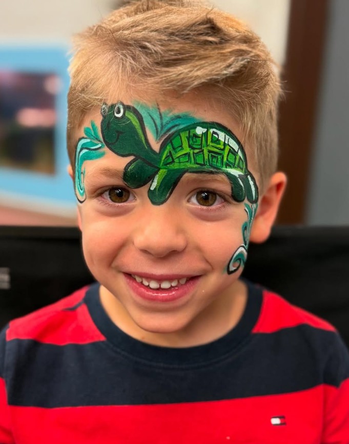 Deadpool superhero face paint